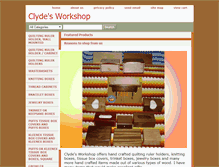 Tablet Screenshot of clydes-workshop.com